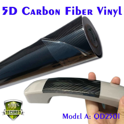 Film en fibre de carbone 3D pour l'emballage de voiture personnalisable dans de nombreuses couleurs et motifs