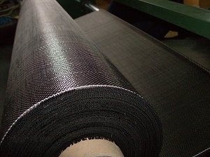 3k 200g couleur rouge Twill tissage du tissu de carbone 100 mètres de longueur pour la personnalisation