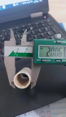 Isolement électrique à haute température de 17 mm, tube à mica muscovite pour éléments industriels