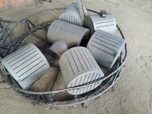 Bloc d'échangeur de chaleur industriel de graphite moulé pour les industries de morphologie cristalline