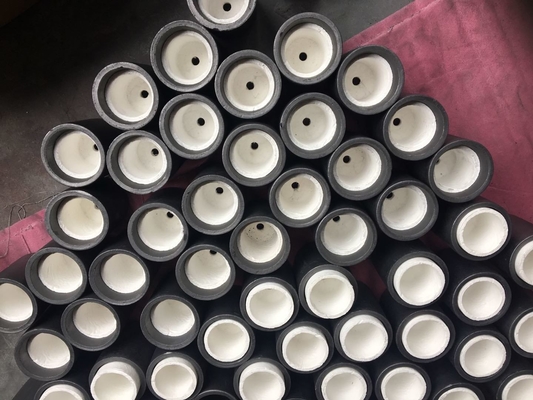 Très douce à l'intérieur du graphite manchon de protection pour la machine à billets de cuivre vers le haut