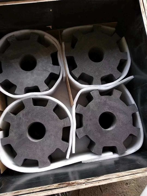 Dégazage du rotor de graphite à 8% de porosité pour une coulée d'aluminium améliorée et personnalisée