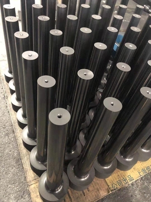 Grade industriel Mousse de graphite à engrenage hexagonal ronde carrée pour la coulée en laiton continu