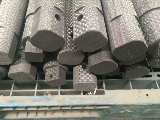 Boulons et écrous noirs composés de carbone à haute traction à 100% carbone M8 pour l'industrie