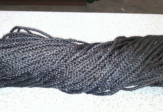 Emballage Textiles Corde en fibre de carbone T700sc électrique conducteur tissé rond 5/6/8/10 mm