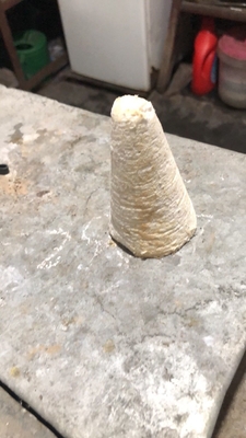 Contenu en carbone des boucles d'étranglement à asbestos de qualité industrielle pour la coulée continue de laiton