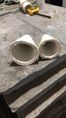 Contenu en carbone des boucles d'étranglement à asbestos de qualité industrielle pour la coulée continue de laiton