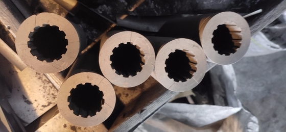1.85g/cm3 Entraînement revêtu d'un équipement ronde Hexagon Graphite pour la fonte en laiton continu au carbone