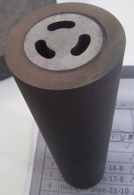 Densité en vrac 1,82 Matrice de graphite pour la fonte continue de laiton selon le dessin