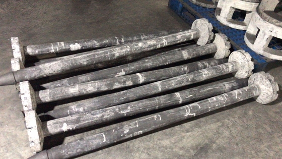 Morphologie des cristaux GR Rotors en graphite de carbone pour l'antioxydation dans l'aluminium