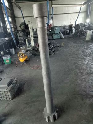 GR-1.75 Rotor de graphite 100% carbone pour la fusion de l'aluminium de conception avancée