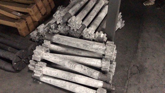 GR-1.75 Rotor de graphite 100% carbone pour la fusion de l'aluminium de conception avancée