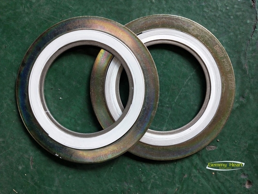 Garniture de plaie en spirale de matériau de graphite métallique personnalisé pour les applications à température