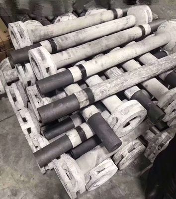 Personnalisation revêtement anti-oxygène rotor de graphite de fonte en aluminium pour les besoins industriels