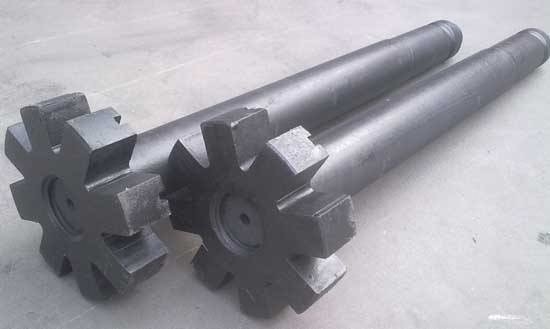 Rotor et arbre à 100% de graphite de carbone pour la fusion d'aluminium de durabilité personnalisée