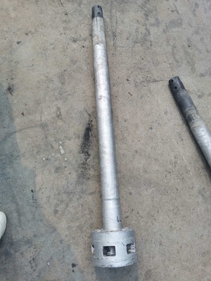 Rotor et arbre à 100% de graphite de carbone pour la fusion d'aluminium de durabilité personnalisée
