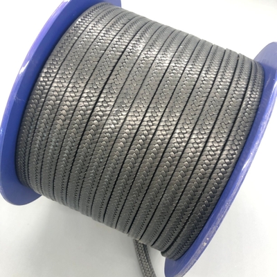 Emballage en PTFE en graphite noir à haute résistance avec spécifications standard