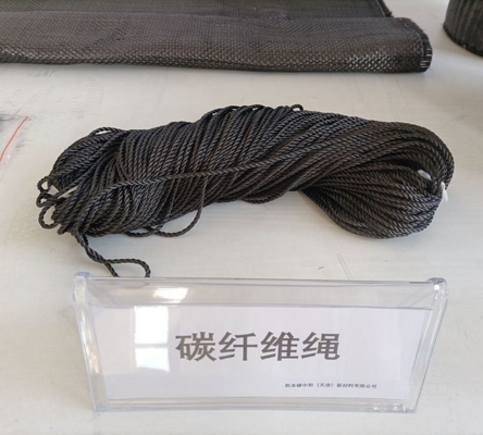 Corde de graphite en fibres de carbone tressées en gramme Poids 9-160GSM Paiement de soutien en USD