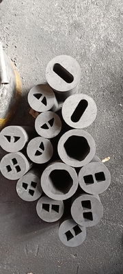 Personnalisation des moules en graphite ronde carrée et hexagonale pour la coulée industrielle