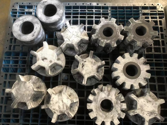 L'évier du rotor en graphite revêtu d'un revêtement anti-oxydant pour la fusion du graphite artificiel en aluminium