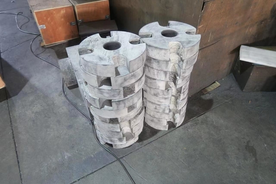Durée de vie plus longue 1.85 Rotor et arbre en graphite pour les applications industrielles de densité