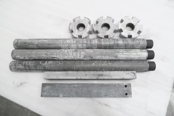 Durée de vie plus longue 1.85 Rotor et arbre en graphite pour les applications industrielles de densité