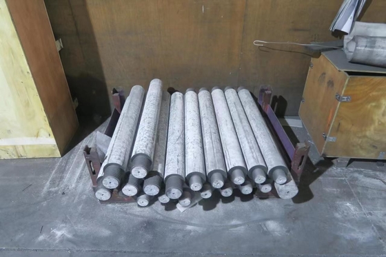 50-60 jours Longue durée de vie Traitement par oxydation de surface Rotor de graphite en flocons pour des performances