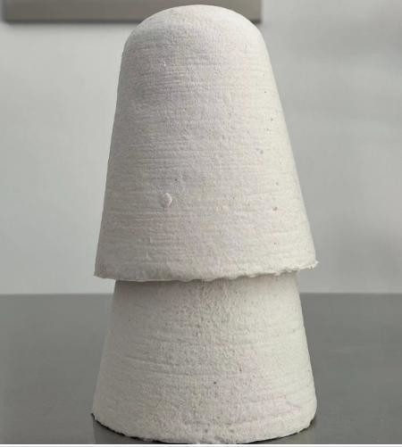 Tailles personnalisées joint fondu pour l'aluminium lisse réfractaire à la fibre de céramique