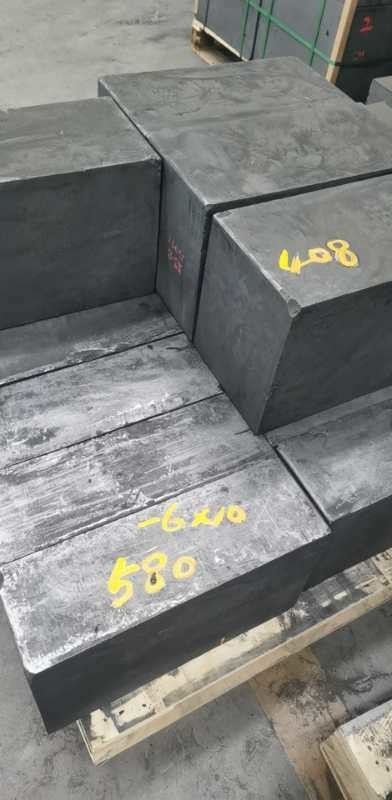 Densité de graphite moulé 1,80 g 1,85 g 1,91 g/cm3 Bloc de graphite pour EDM