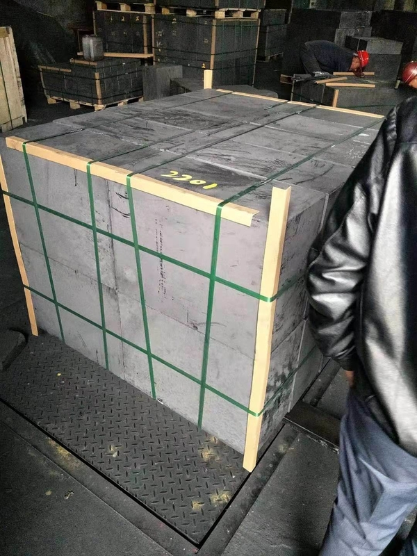 Morphologie cristalline Blocs de graphite en flocons avec une densité de masse de 1,85 à USD4/Kg