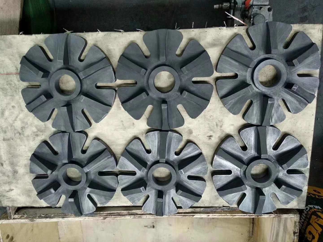 Dégazage du rotor de graphite à 8% de porosité pour une coulée d'aluminium améliorée et personnalisée