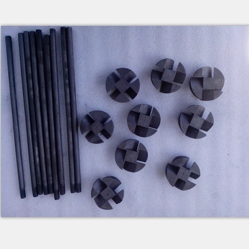 Rotor de graphite imprégné de résine de qualité industrielle et de densité de masse de 1,72 g sur mesure