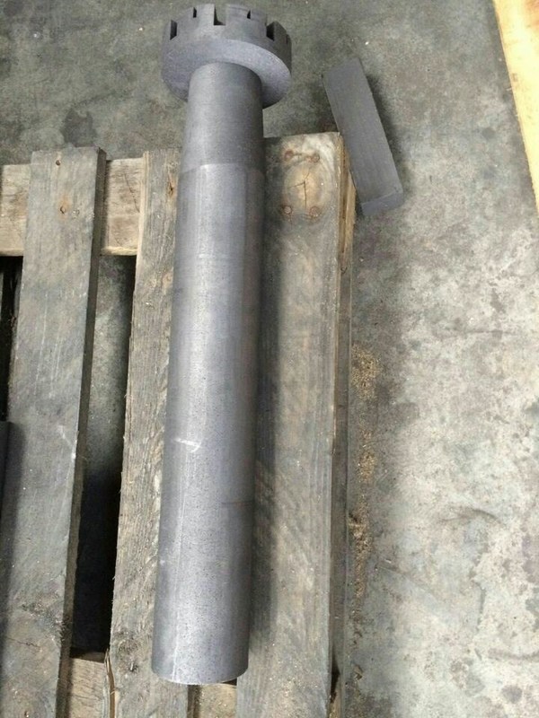 Unité de dégazage de qualité industrielle Impélateur de rotor de graphite pour la coulée d'aluminium