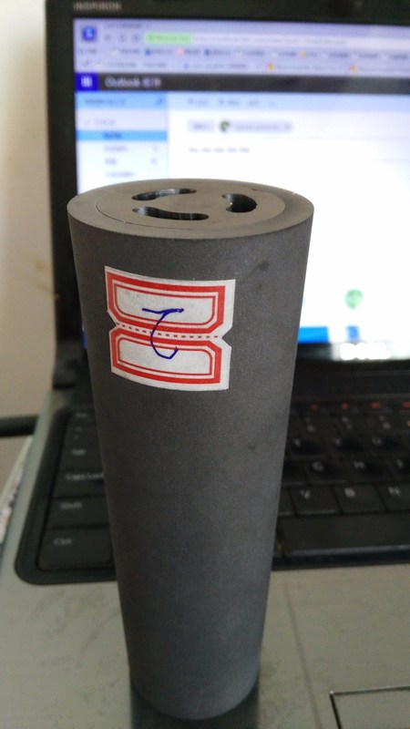 Formes de graphite pour la coulée du cuivre 1,85 Densité de masse 100% composition carbone