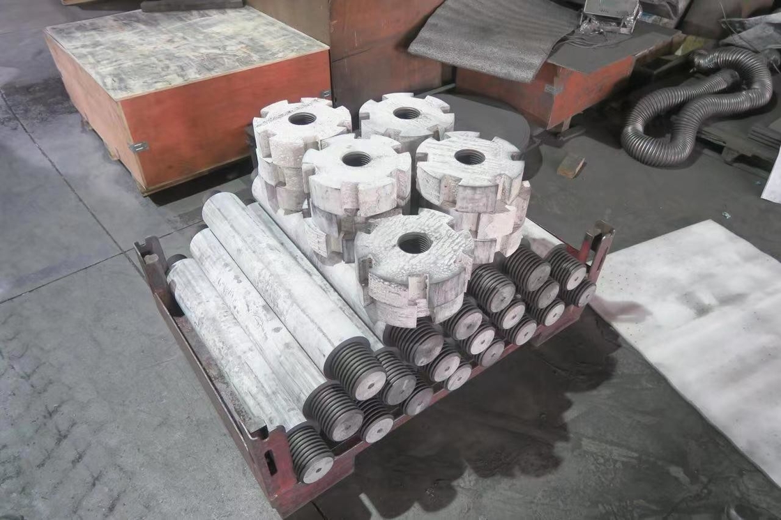 Durée de vie plus longue 1.85 Rotor et arbre en graphite pour les applications industrielles de densité